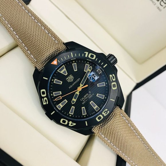 Tag Heuer Aquaracer 300 Calibre 5 Black Dial Watch for Men - WAY208C.FC6383 - Picture 12 of 16